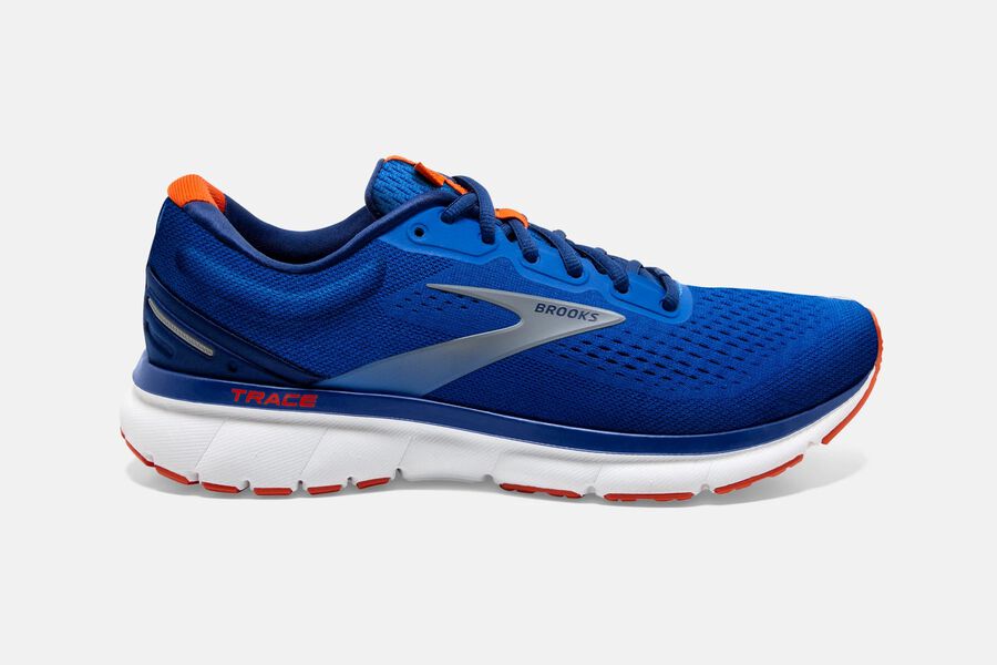 Trace Road Brooks Running Shoes NZ Mens - Blue - ZMYSOT-217